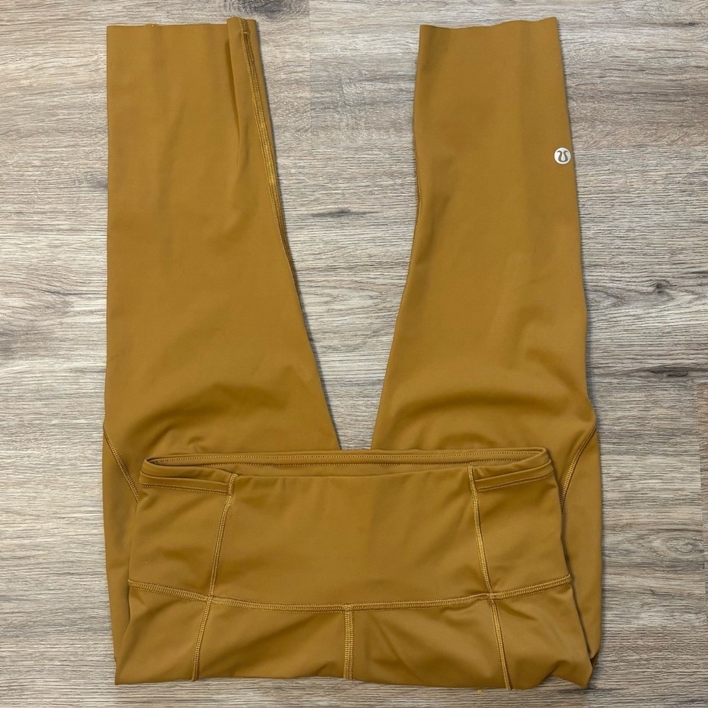 lululemon athletica Women’s High-Rise Wunder Unders 7/8 Leggings — Mustard